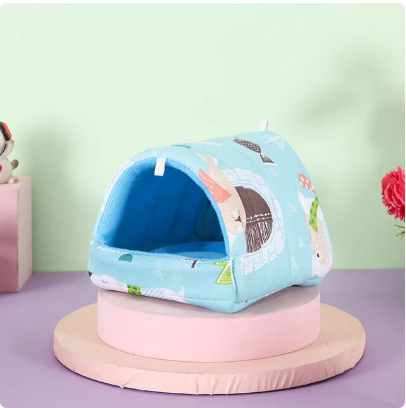Blue Comfortable Hamster House